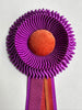 Small Ultra Violet & Rust Rosette