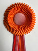 Small Orange and Pink Rosette