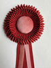 Mini Rust & Pink Rosette