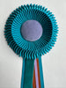 Small Turquoise & Lilac Rosette