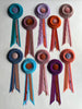 Small Turquoise & Lilac Rosette