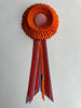 Small Orange and Pink Rosette