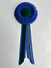 Small Cobalt  and Green Rosette