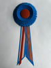 Medium Magic Blue & Rust Rosette